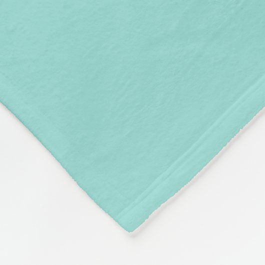 Aqua Simple Modern Hello Sunshine Fleecedecke (Ecke)