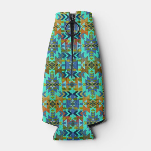 Aqua Skies Southwestern Style Flaschenkühler (Rückseite)