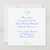 Aqua Songbird - Geburtsankündigung Ankündigung (Rückseite)