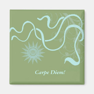 Aqua-Sonnenaufgang - Carpe Diem Magnet
