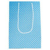 Aqua-Sonnenbrille auf Sonnenblumen Mittlere Geschenktüte (Rückseite)