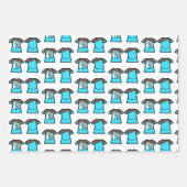 Aqua Spark Dancer Geschenkpapier Set (Vorderseite 2)