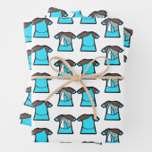 Aqua Spark Dancer Geschenkpapier Set (Beispiel)