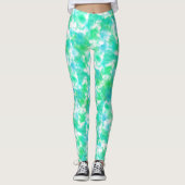 Aqua Splash Athletic Leggings (Vorderseite)