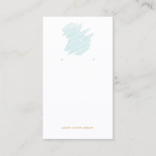 Aqua-Splash-Logo-Sammelkarte Visitenkarte (Vorderseite)