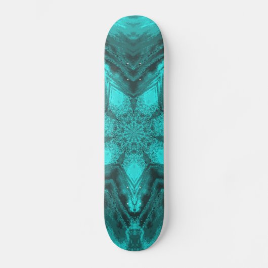 Aqua Star Kaleidoskop Skateboard (Vorderseite)