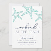Aqua Starfish | Wochenende bei der Einladung zum S (Vorderseite)