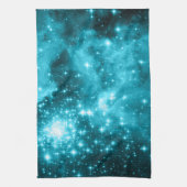 Aqua Stars Celestial Foto Geschirrtuch (Vertikal)