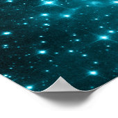 Aqua Stars Poster (Ecke)