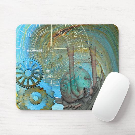 Aqua Steam Snail Traveller Mousepad (Mit Mouse)
