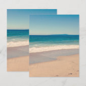 Aqua-Strand-Fotopapierbögen (Vorne/Hinten)