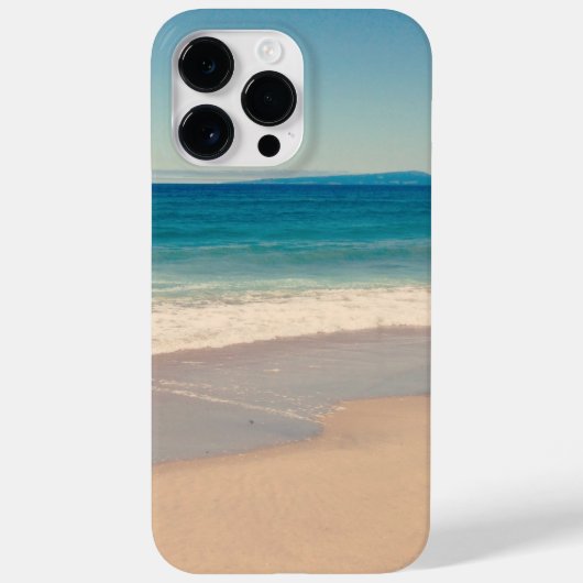Aqua-Strandszene Case-Mate iPhone Hülle (Rückseite)