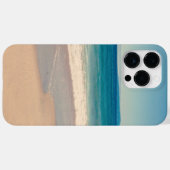 Aqua-Strandszene Case-Mate iPhone Hülle (Rückseite (Horizontal))
