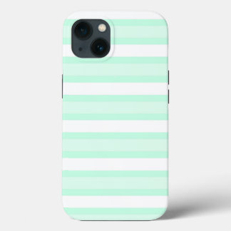Aqua Stripe iPad Mini Hülle iPhone 13 Hülle