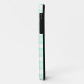 Aqua Stripe "Monogram" iPhone Gehäuse Case-Mate iPhone Hülle (Hinten/Links)