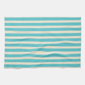 Aqua Stripes Handtuch (Horizontal)
