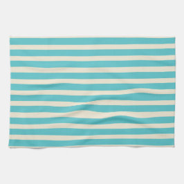Aqua Stripes Handtuch