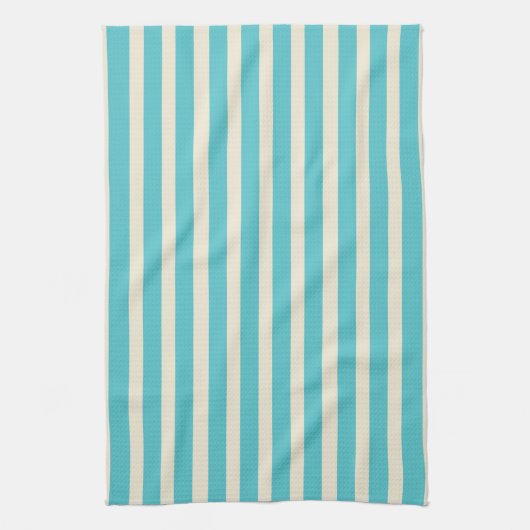 Aqua Stripes Handtuch (Vertikal)
