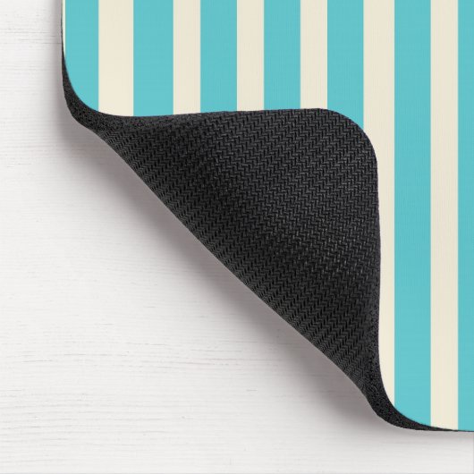 Aqua Stripes Mousepad (Ecke)