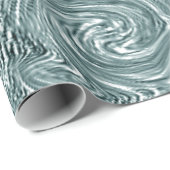 Aqua Swirl Packpapier (Rolleneckpunkt)