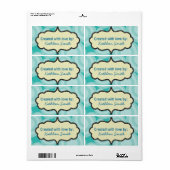 Aqua Swirt Recipe/Goodies Label (Vorne)