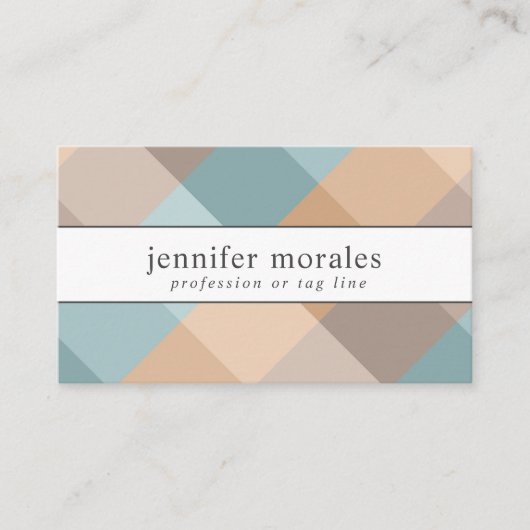 Aqua Tan Aqua Visitenkarte (Vorderseite)