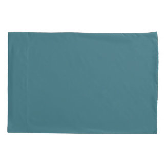 Aqua - Teal - Turquoise - Blue-Green Solid Color Kissenbezug