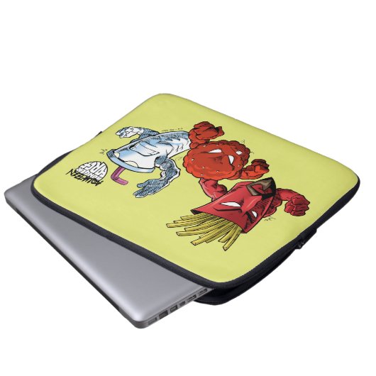 Aqua Teen Hunger Force Anime Graphic Laptopschutzhülle (Vorne Knopf)