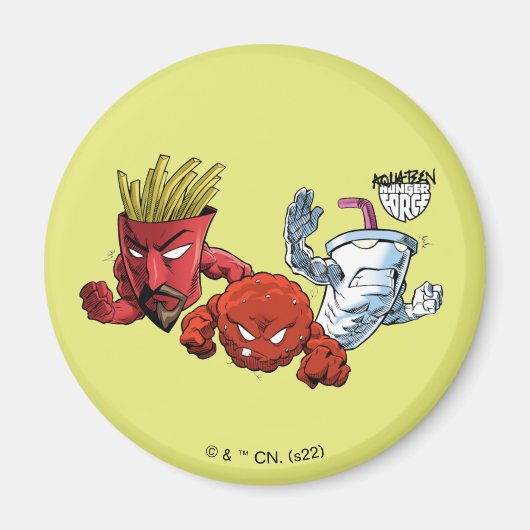 Aqua Teen Hunger Force Anime Graphic Magnet (Vorne)