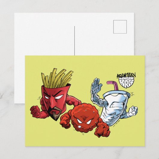 Aqua Teen Hunger Force Anime Graphic Postkarte (Vorne/Hinten)
