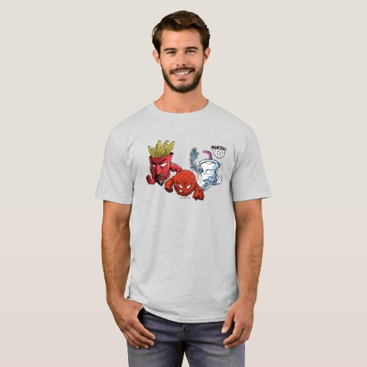 Aqua Teen Hunger Force Anime Graphic T-Shirt (Vorne ganz)