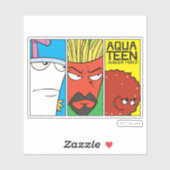 Aqua Teen Hunger Force Character Panel Graphic Aufkleber (Blatt)