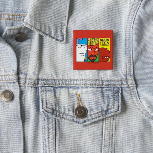 Aqua Teen Hunger Force Character Panel Graphic Button (Beispiel)