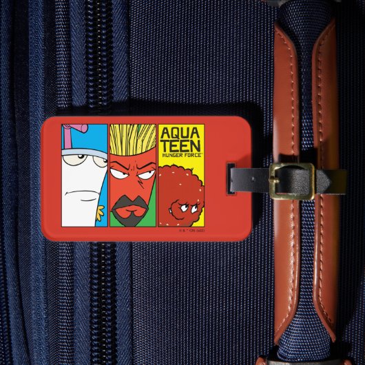 Aqua Teen Hunger Force Character Panel Graphic Gepäckanhänger (Vorderseite Insitu 4)