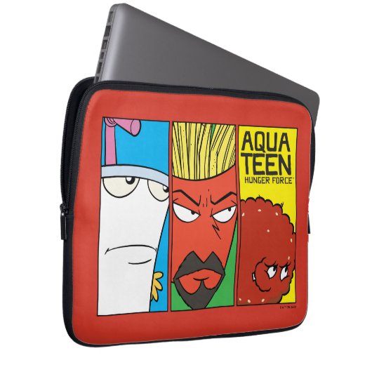 Aqua Teen Hunger Force Character Panel Graphic Laptopschutzhülle (Vorne Rechts)