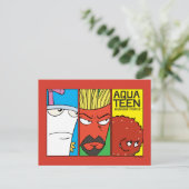 Aqua Teen Hunger Force Character Panel Graphic Postkarte (Stehend Vorderseite)