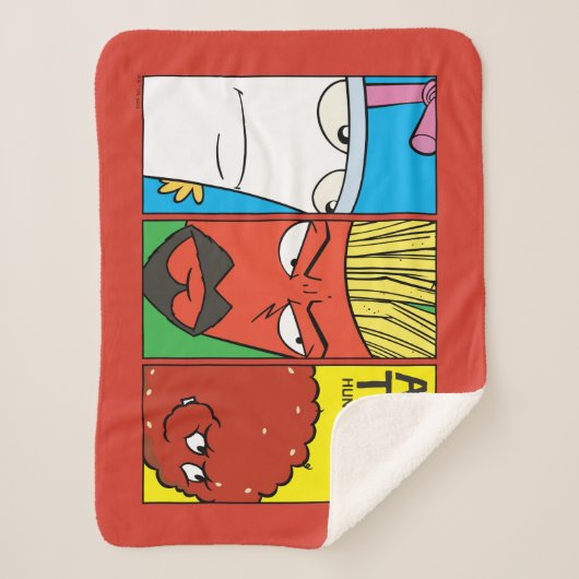 Aqua Teen Hunger Force Character Panel Graphic Sherpadecke (Vorderseite)