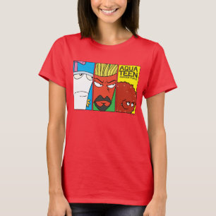 Aqua Teen Hunger Force Character Panel Graphic T-Shirt