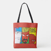 Aqua Teen Hunger Force Character Panel Graphic Tasche (Rückseite)