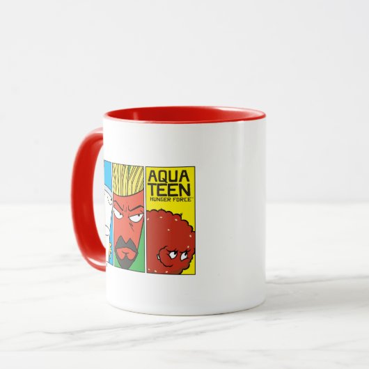 Aqua Teen Hunger Force Character Panel Graphic Tasse (Vorderseite Links)