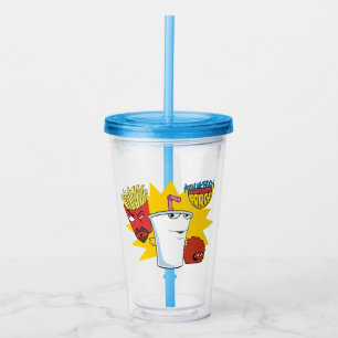 Aqua Teen Hunger Force Explosive Grafik Acryltrinkbecher