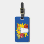 Aqua Teen Hunger Force Explosive Grafik Gepäckanhänger (Vorderseite vertikal)