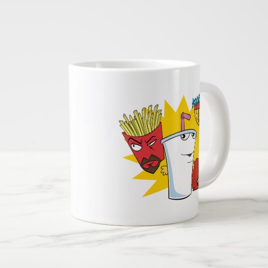 Aqua Teen Hunger Force Explosive Grafik Jumbo-Tasse (Vorderseite Rechts)