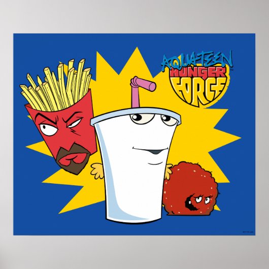 Aqua Teen Hunger Force Explosive Grafik Poster (Vorne)