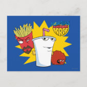 Aqua Teen Hunger Force Explosive Grafik Postkarte (Vorderseite)