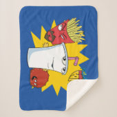 Aqua Teen Hunger Force Explosive Grafik Sherpadecke (Vorderseite)