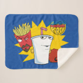 Aqua Teen Hunger Force Explosive Grafik Sherpadecke (Vorderseite (Horizontal))