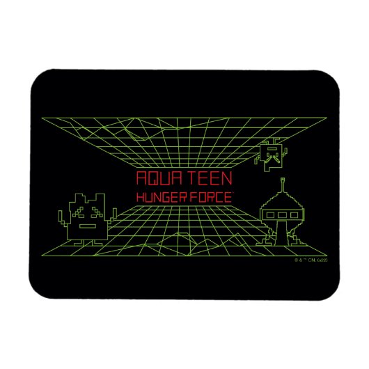 Aqua Teen Hunger Force Mooninites Game-Logo Magnet (Horizontal)