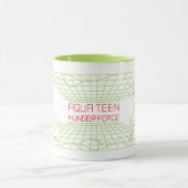 Aqua Teen Hunger Force Mooninites Game-Logo Tasse (Zentrum)