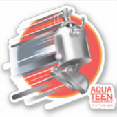 Aqua Teen Hunger Force Rabbot Aufkleber (Vorderseite)